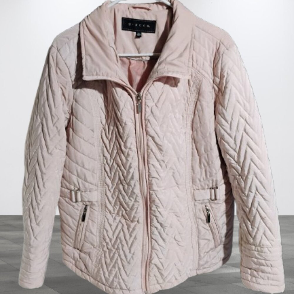 Glacca Pink Quilted Jacket Womens Size XXL Winter Coat